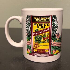 MYERS'S RUM Original Dark JAMAICAN RUM Ceramic  Mug World Famous Imported